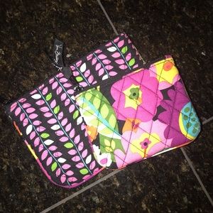 2 Set Vera Bradley Accessory Pouches